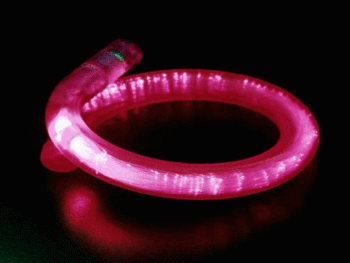 FLASH BRACELET-12PCS/PBAG-F/OPTIC-PUR