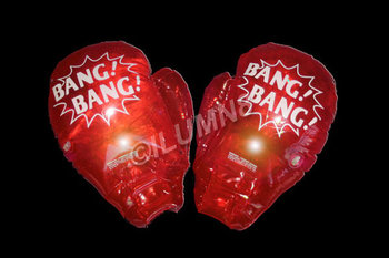 FLASH NOVELTY-1PR/PBAG-BOXING GLOVE-RED