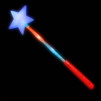FLASH WAND-1PC/PBAG-TWINKLE STAR 40CM