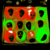 Flashing Alien Balls Pack Of 12