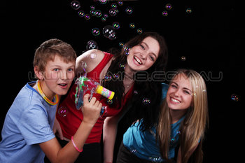 FLASH TOY-1PC/PACK- LIGHT UP BUBBLE GUN 