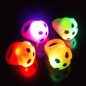 FLASH RING-36PCS/DBOX-JELLY SOCCER BALL