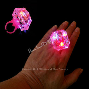FLASH RING-24PCS/DBOX-HUGE GEMS MULTI