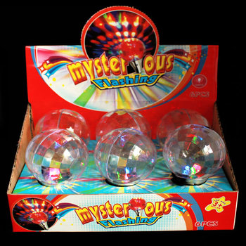 FLASH N/LACE-6PCS/DBOX-MEGA DISCO BALL