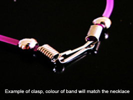 Flashing Kitty Necklace Purple 1pc