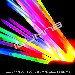 GLOW BRACELETS-8INCH-50PCS/TUBE-TRICOLOR