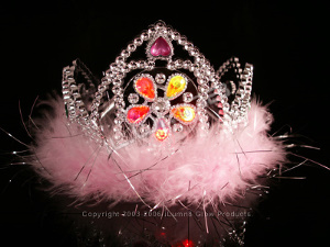 Flashing Tiara Pack of 12