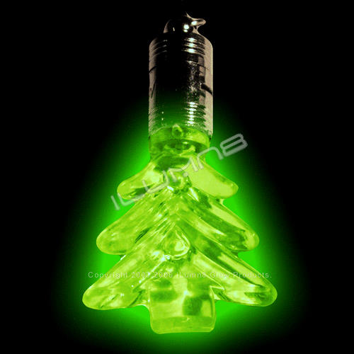 Flashing Christmas Tree Necklace Pack of 12