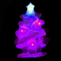 Christmas Flashing Badge - Tree - Pack of 25