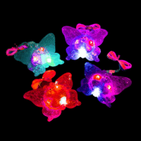 FLASH N/LACE-24PCS/DBOX-JELLY BUTTERFLY