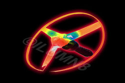 FLASH TOY-1PC/PBAG-LED UFO FRISBEE
