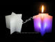 Colour Changing Candle (L.E.D), Star, 1pc