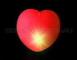 FLASH RING-36PCS/DBOX-JELLY HEART