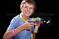 FLASH TOY-1PC/PACK- LIGHT UP BUBBLE GUN 