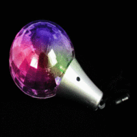 FLASH N/LACE-6PCS/DBOX-MEGA DISCO BALL