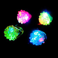 FLASH RING-24PCS/DBOX-JELLY BUBBLE