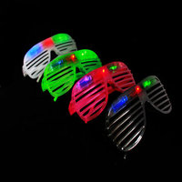 FLASH SUNGLASSES-5PCS/PBAG-SHUTTER-WHITE
