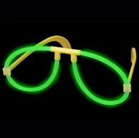 GLOW GLASSES-1 SET/FOIL PKT-GREEN 