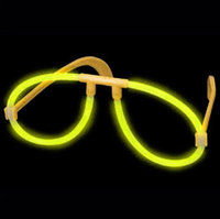 GLOW GLASSES-1 SET/FOIL PKT-YELLOW 