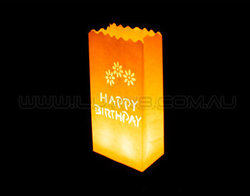 CANDLE BAG - 10PCS/PBAG-HAPPY BIRTHDAY
