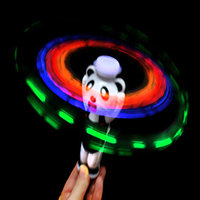 FLASH WAND-1PC/PBAG-CRAZY PANDA SPINNER