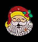 Christmas Flashing Badge - Santa Face - Pack of 25
