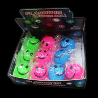 FLASHING BALLS-12PCS/DBOX-SMILEY FACE