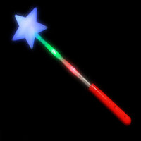 FLASH WAND-1PC/PBAG-TWINKLE STAR 40CM