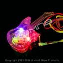 Flashing Guitar Necklace Pack of 20