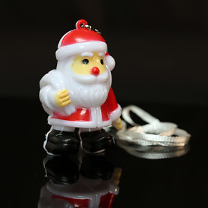 20 x Flashing Necklaces Jumbo Cute Santa
