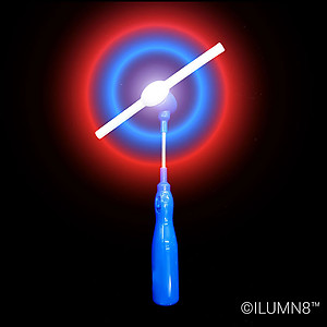 1 x Flashing Bendy Windmill 34cm