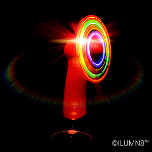 1 x Flashing Kaleidoscope Fan 32 Patterns (1pc)