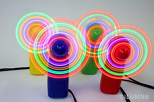 1 x Flashing Kaleidoscope Fan 32 Patterns (1pc)