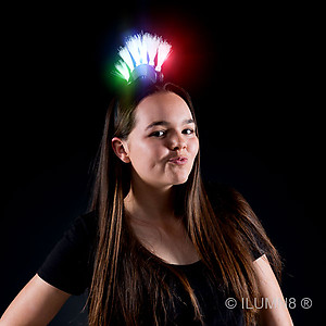1 x Fiber Optic Mohawk Head Band - 6 Modes