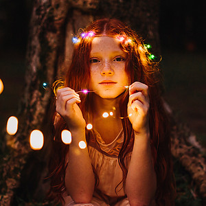 2m Copper Wire Fairy Lights - Multi Colour (20 LED's)