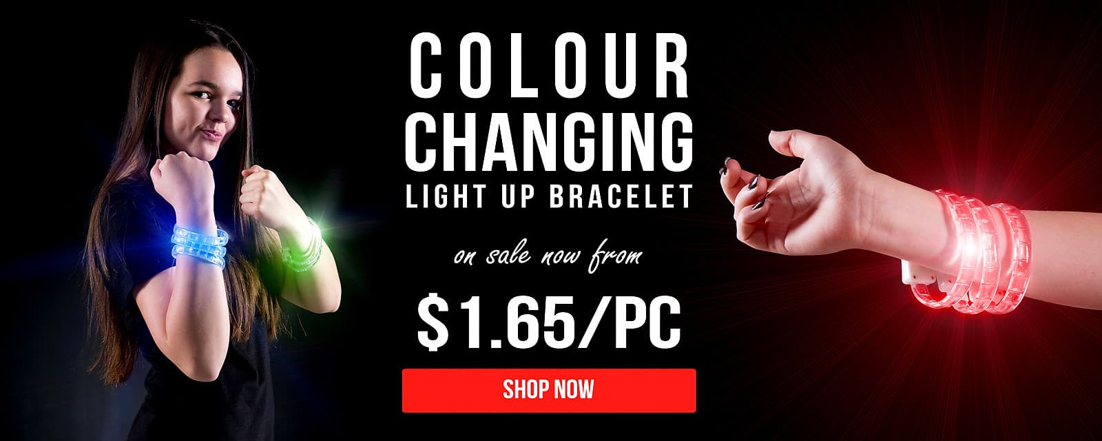 Colour Changing Light Up Bracelet On Sale Feb 2020
