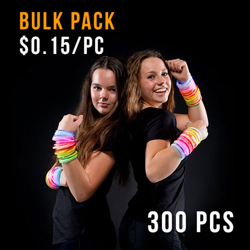 GLOW BRACELETS-8INCH-300PCS/PACK-MIXED + GLOW-SUNGLASSES-CONNECTOR-SETS-15PCS